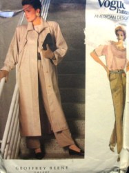 1773 G BEENE LONG A-COAT, PANTS,DOLMAN TOP PATTERN 12